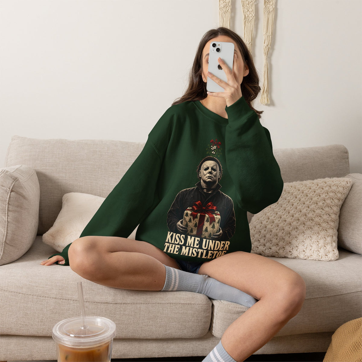 Michael Myers Christmas Crewneck Sweatshirt