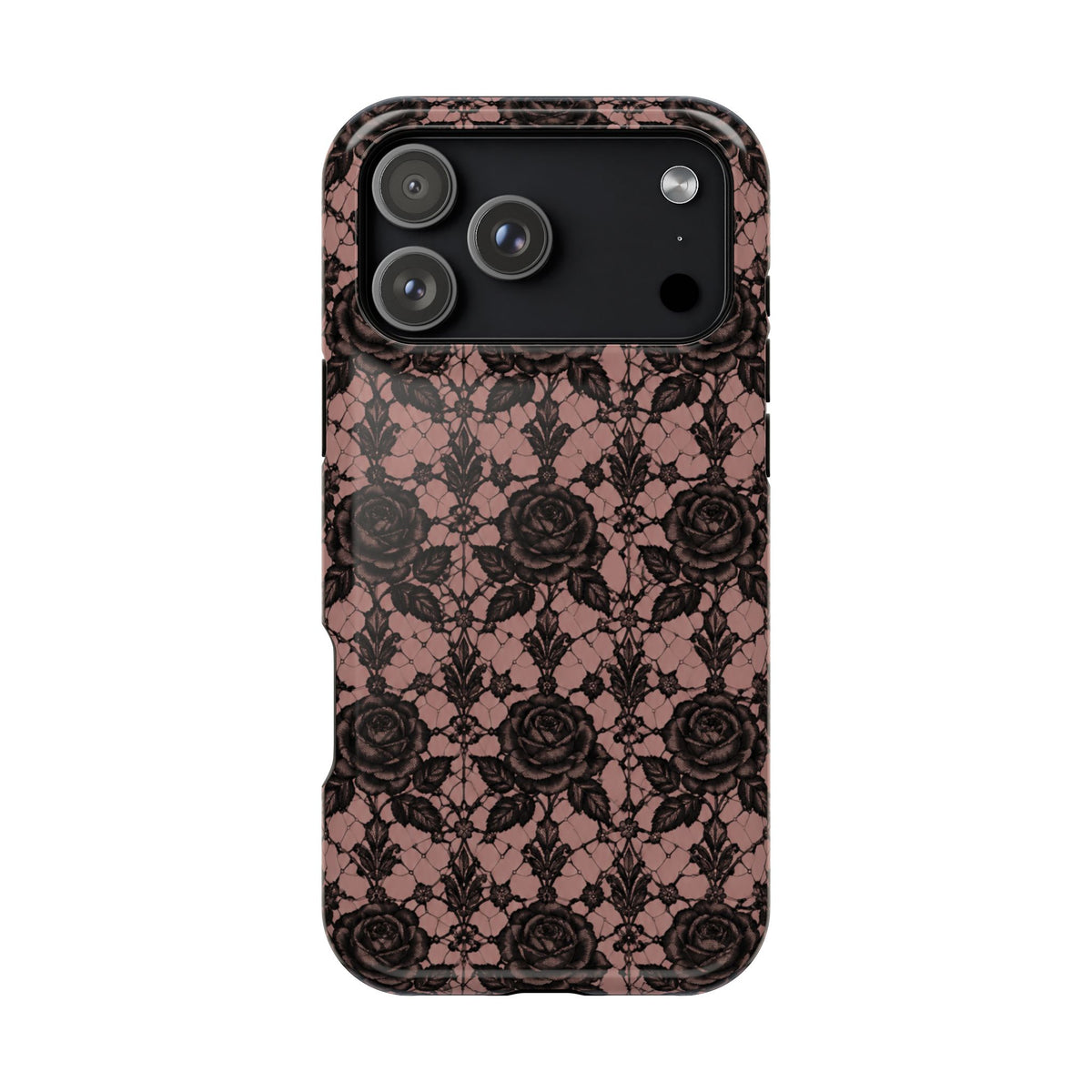 Vintage Black Rose Phone Case, alternate view