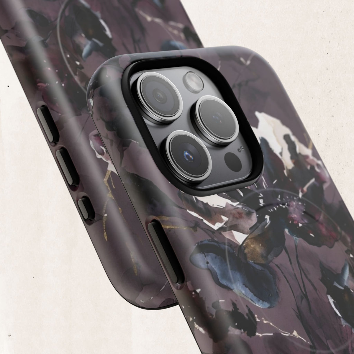 Floral Noir Magnetic Phone Case