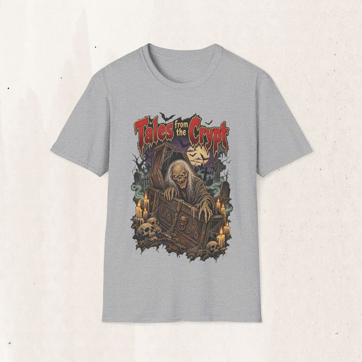 Tales from the Crypt Horror T-Shirt — Vintage Gothic Halloween Tee
