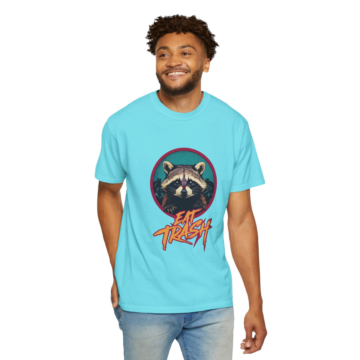 Raccoon 'Eat Trash' Graphic Tee