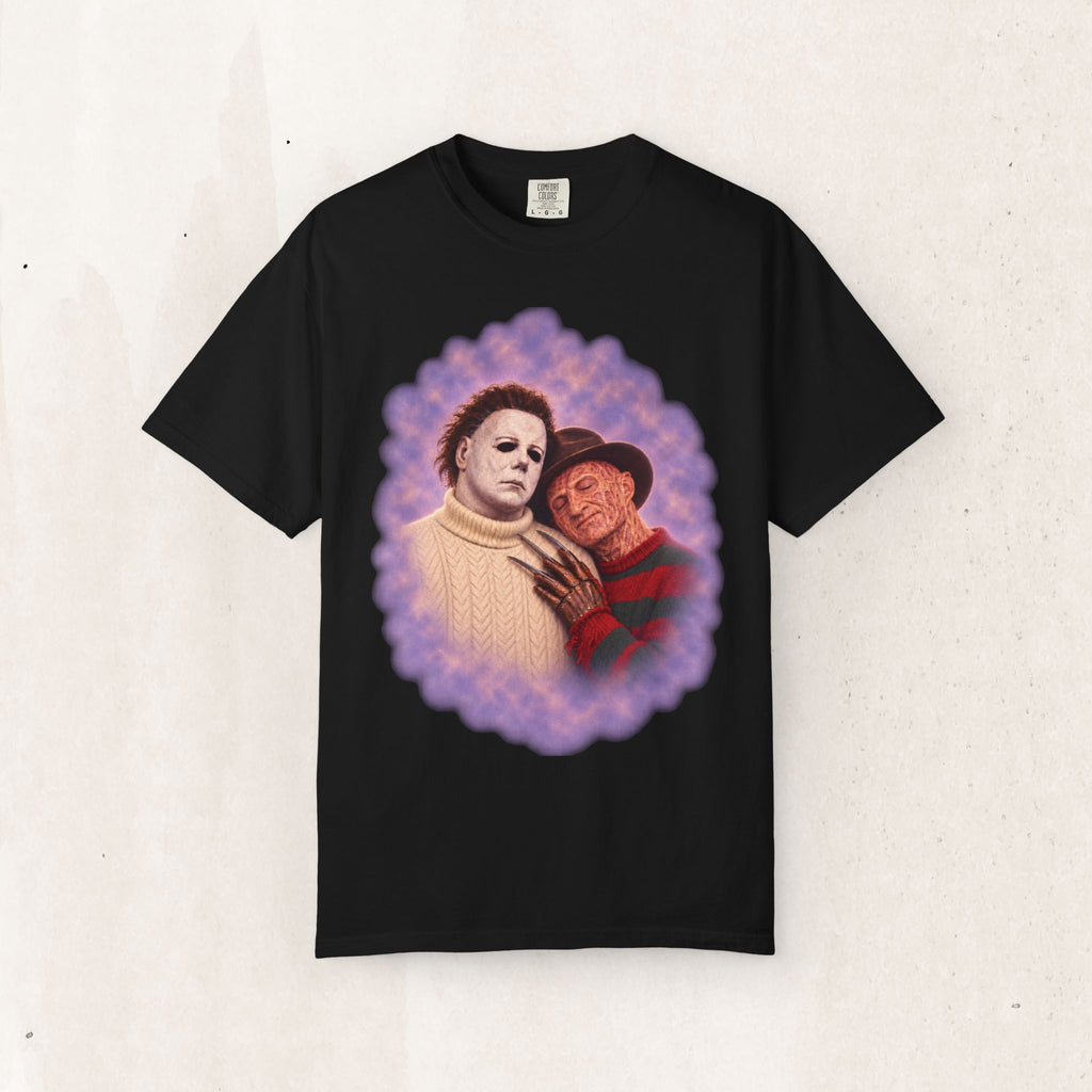 Michael Myers & Freddy Kreuger 80's Portrait Tee