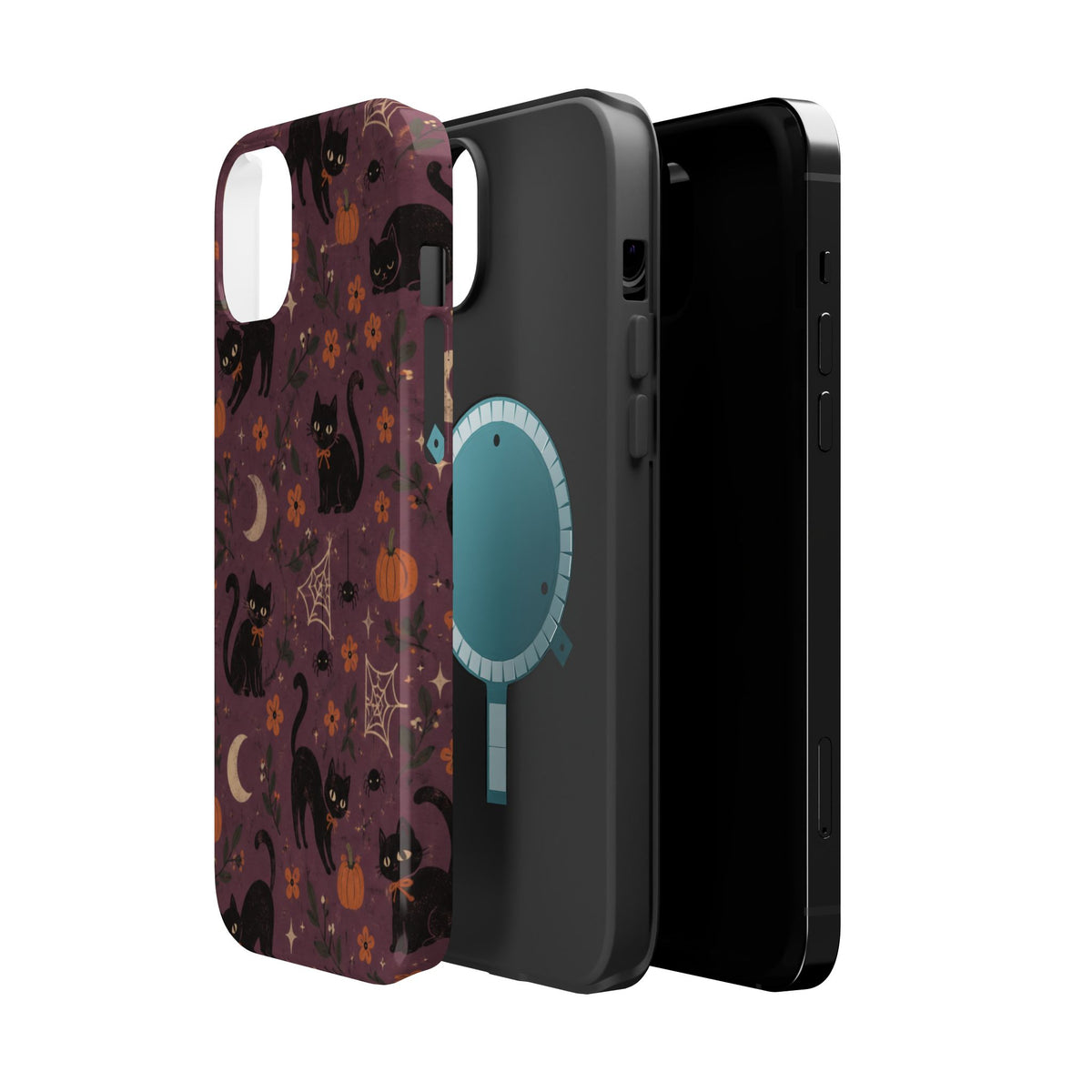Halloween Black Cat MagSafe Phone Case, alternate view