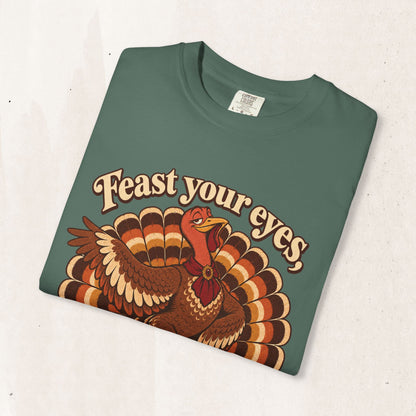 Thanksgiving 'Feast Your Eyes, Darling' Turkey Tee