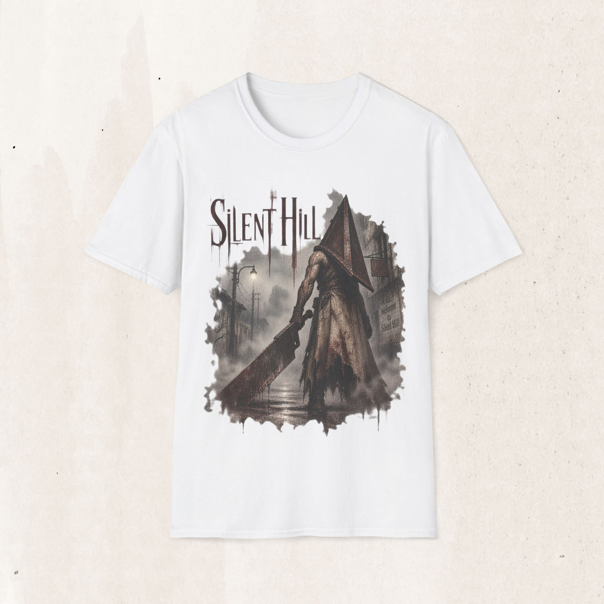 Silent Hill Graphic T‑Shirt — Pyramid Head Horror Tee
