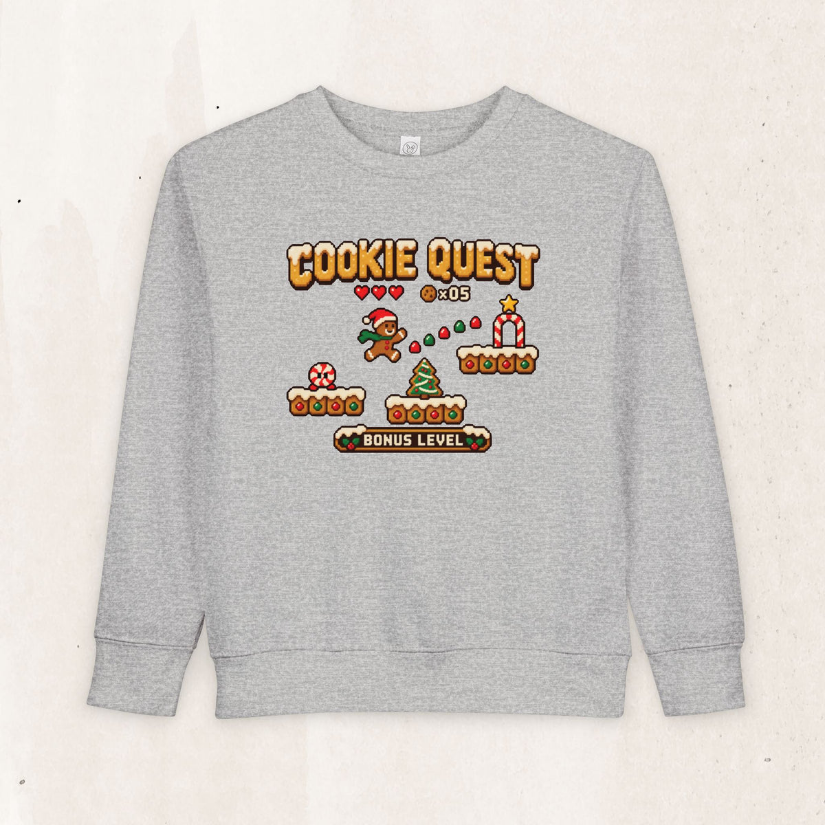 Christmas Cookie Quest Toddler Sweatshirt