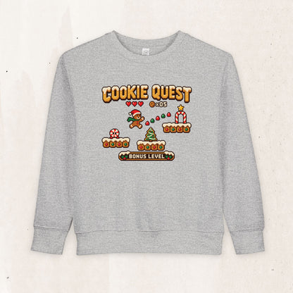 Christmas Cookie Quest Toddler Sweatshirt