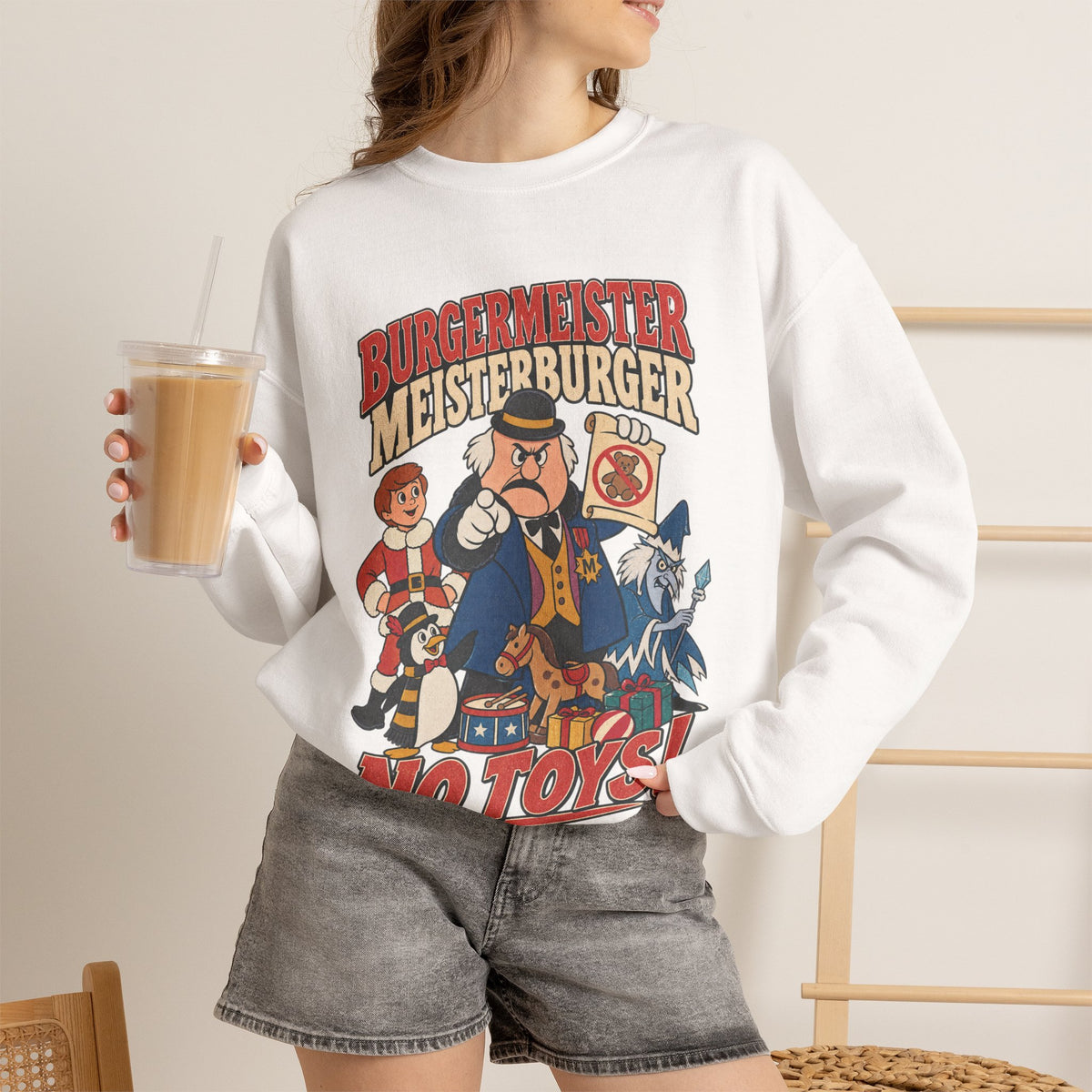 Meisterburger 'No Toys!' Crewneck Sweatshirt