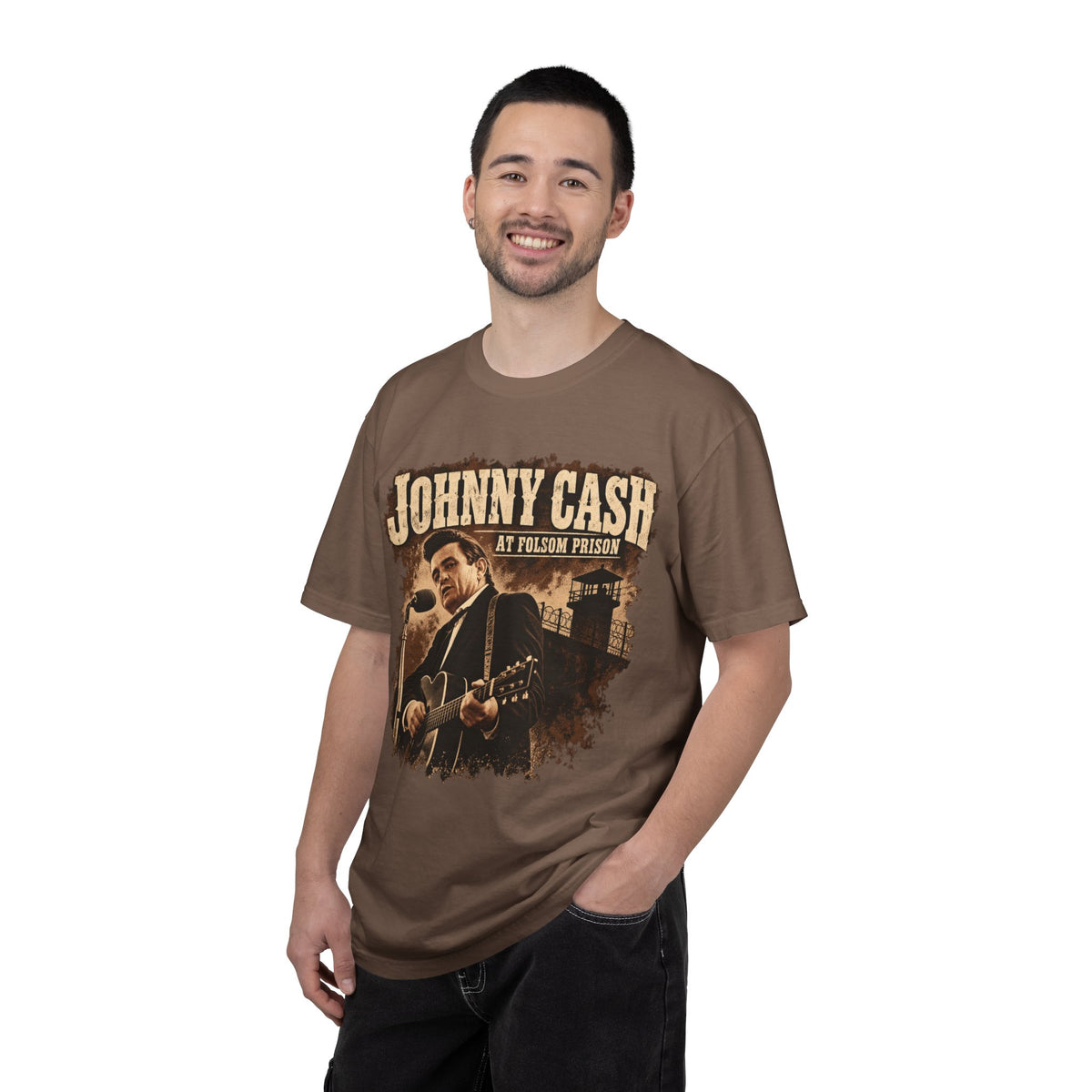 Johnny Cash 'At Folsom Prison' Vintage Graphic Tee