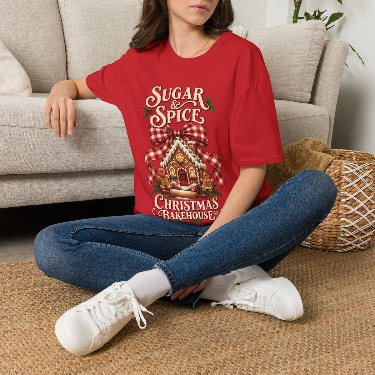 Sugar & Spice Gingerbread Christmas Tee