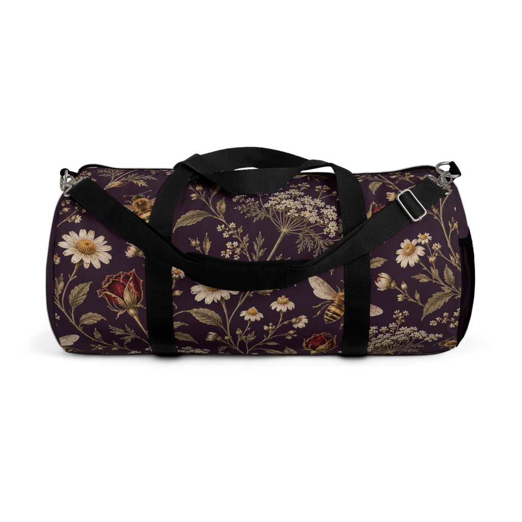 Vintage Floral Duffel Bag