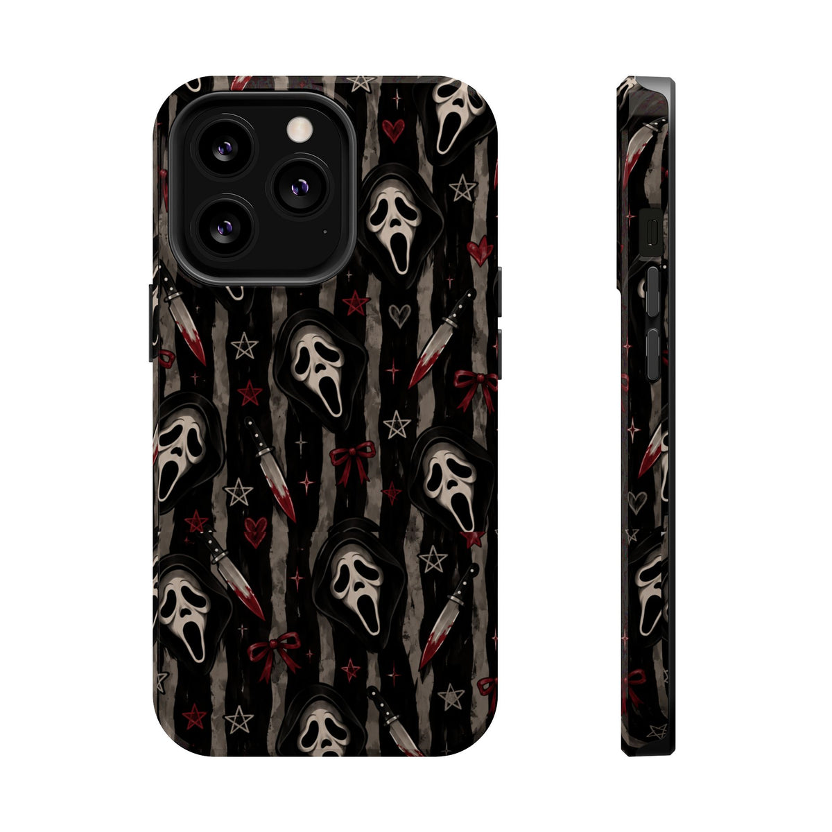 Ghostface Pattern iPhone Case, alternate view