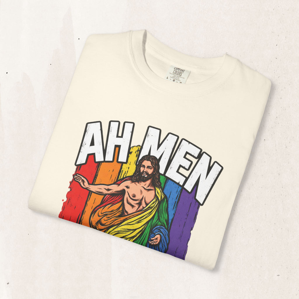 Ah Men Rainbow Jesus Tee