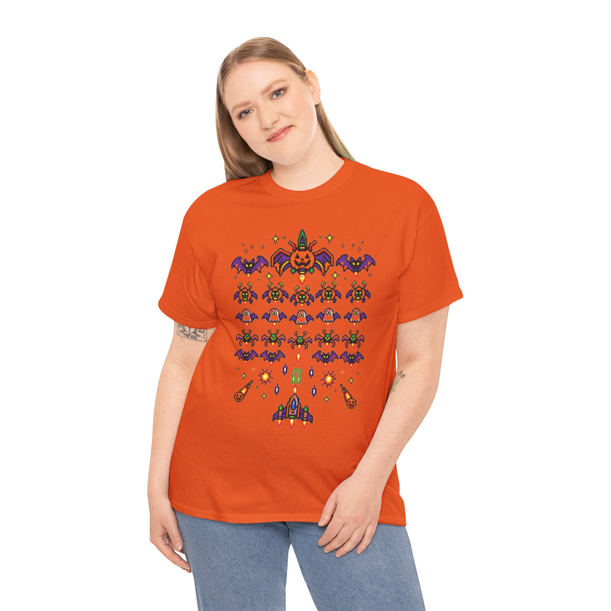 Halloween Galaga Graphic Tee