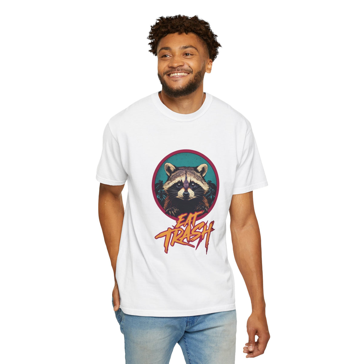 Raccoon 'Eat Trash' Graphic Tee