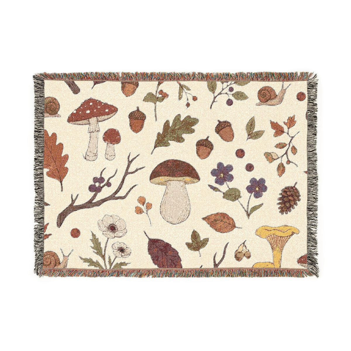 Autumn Forage Woven Blanket