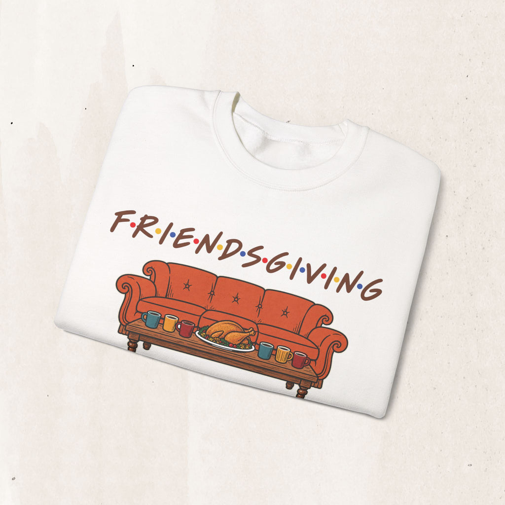 Friendsgiving: The One Where We Give Thanks Crewneck Sweatshirt Printify