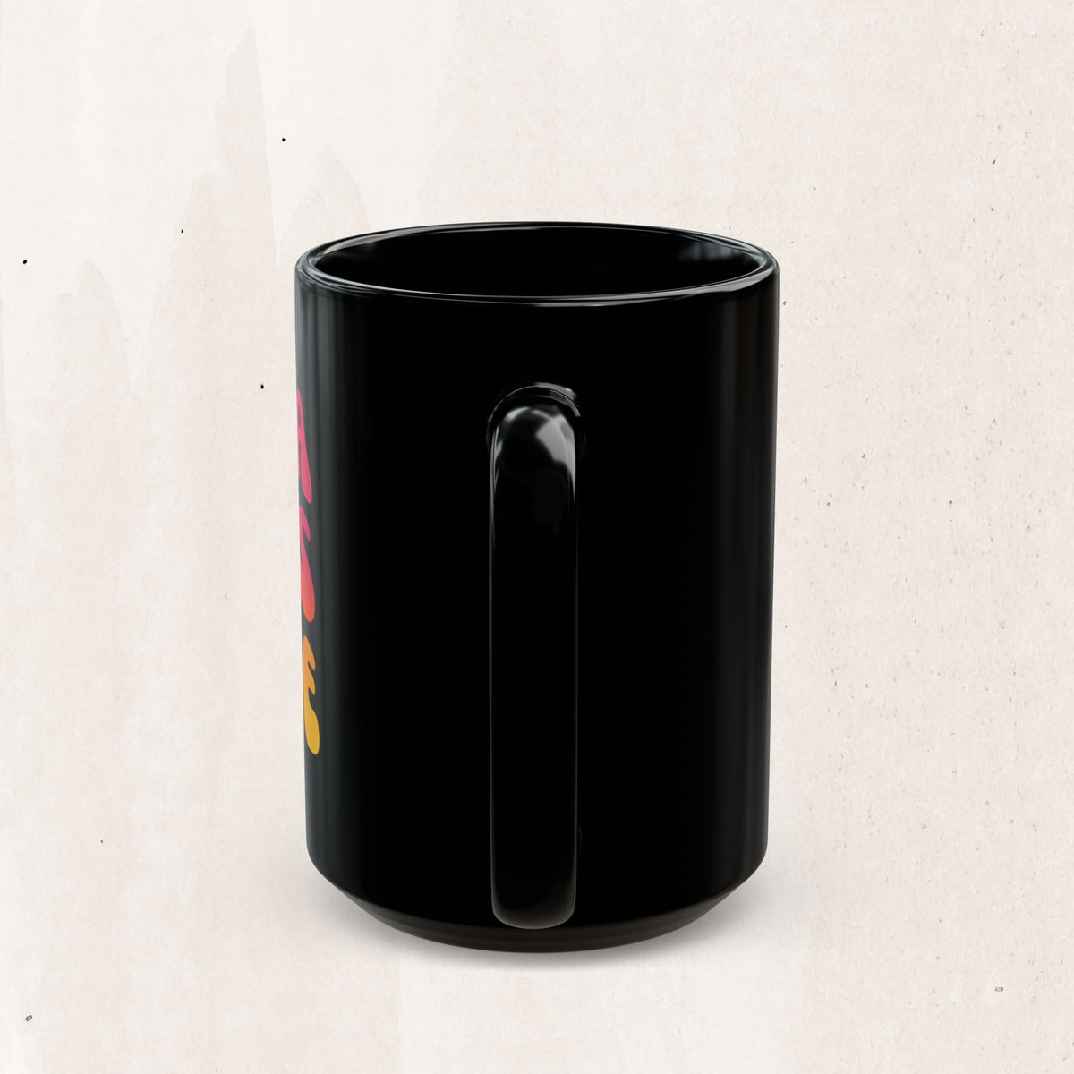 Mama Needs Coffee Black Mug