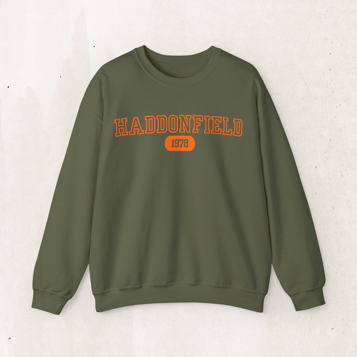 Haddonfield 1978 Halloween Sweatshirt – Military Green