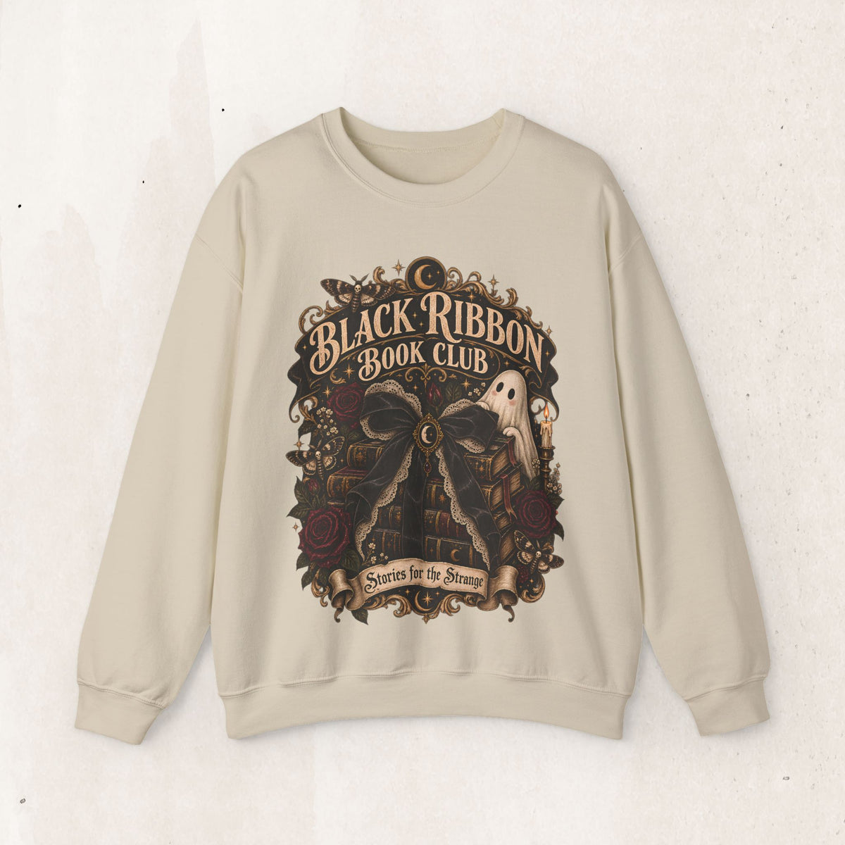 Black Ribbon Book Club Crewneck Sweatshirt