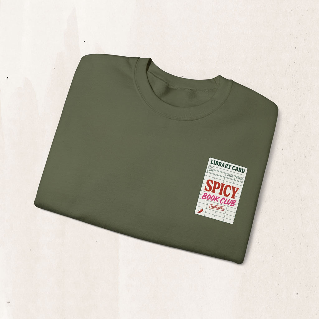 Spicy Book Club Crewneck Sweatshirt Printify