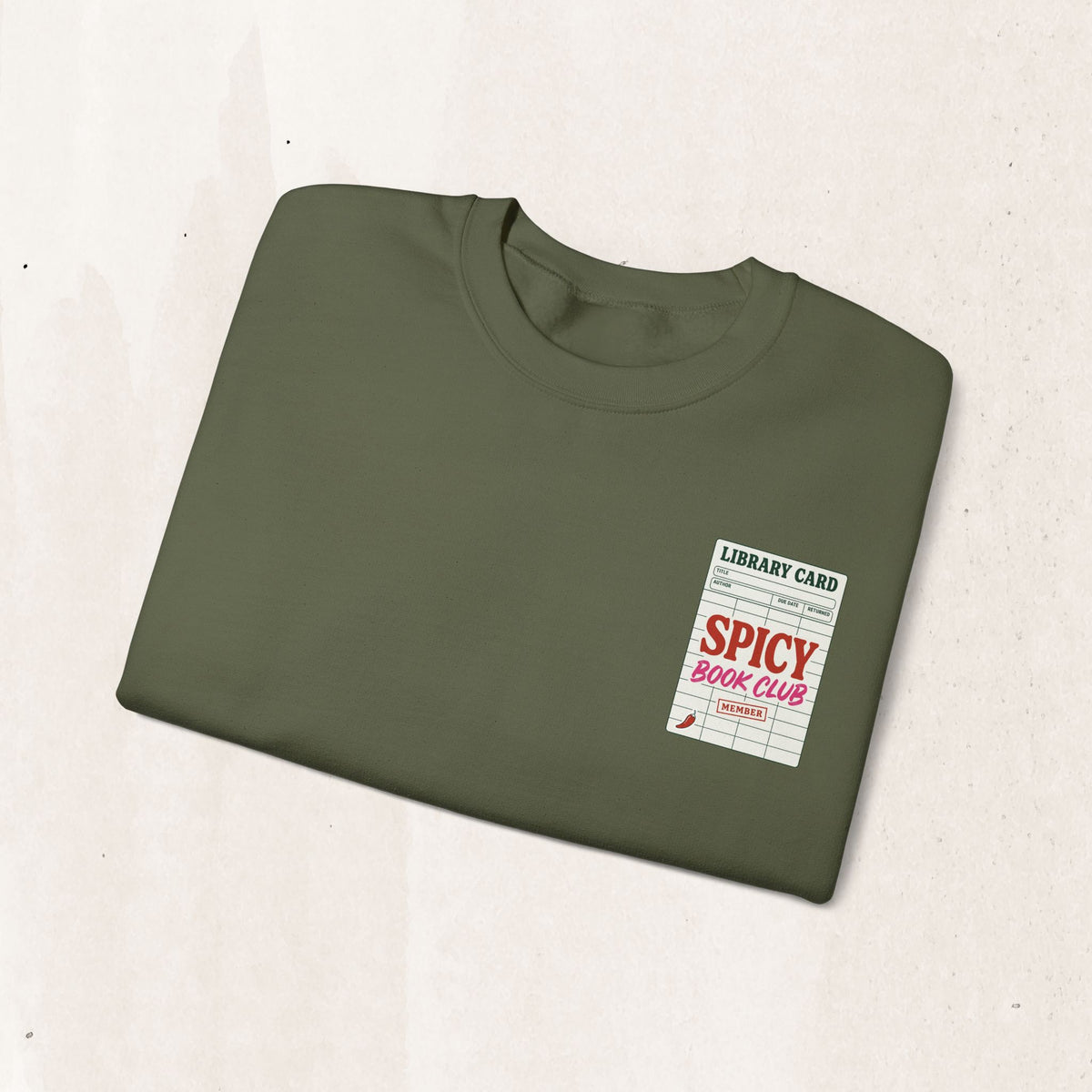 Spicy Book Club Crewneck Sweatshirt Printify