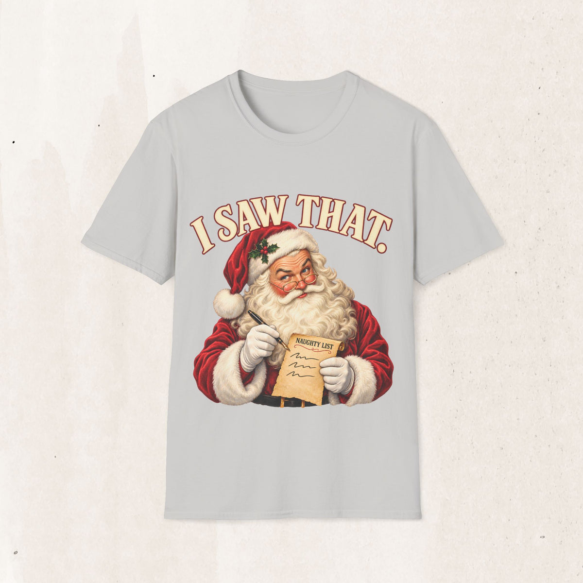 Santa Claus "I Saw That" Graphic Tee
