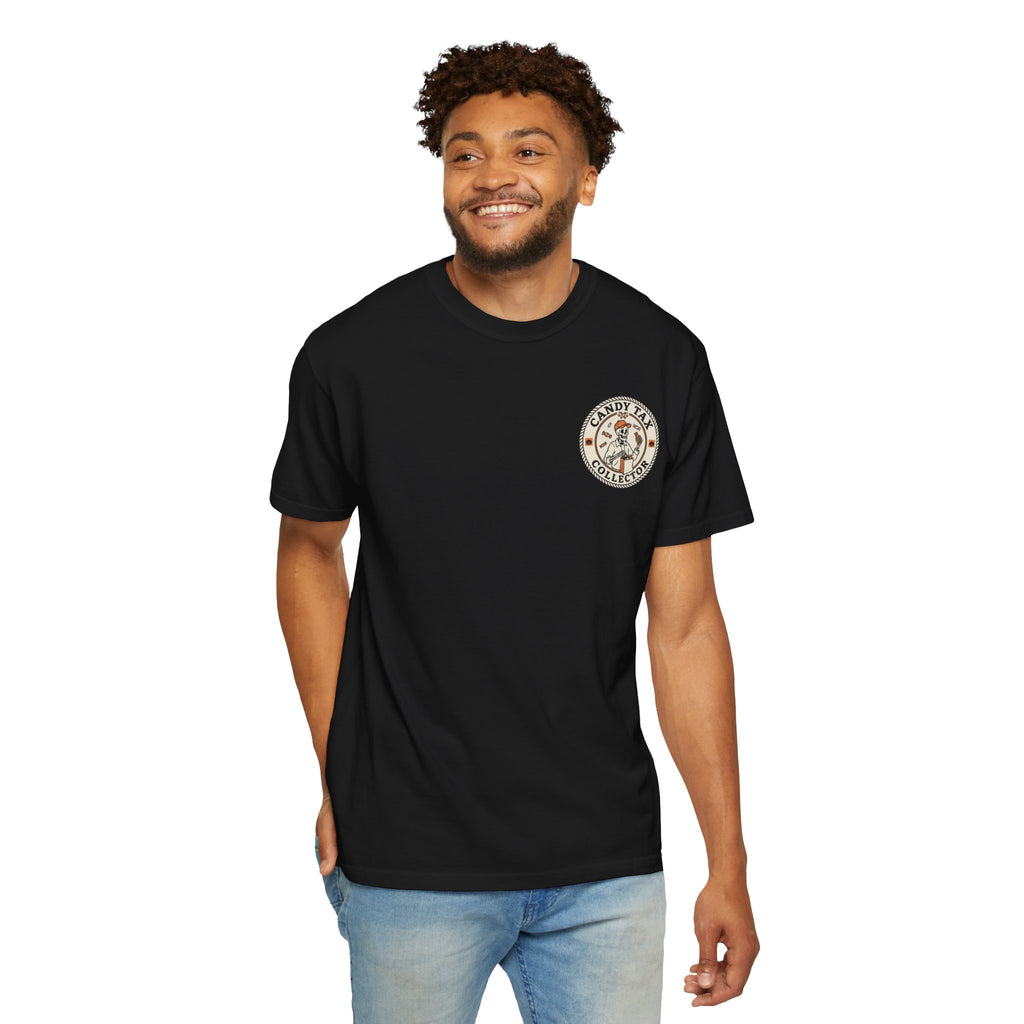 Candy Tax Collector Patch Design Sweatshirt Printify