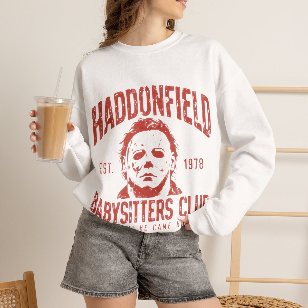 Haddonfield Babysitters Club CrewneckSweatshirt