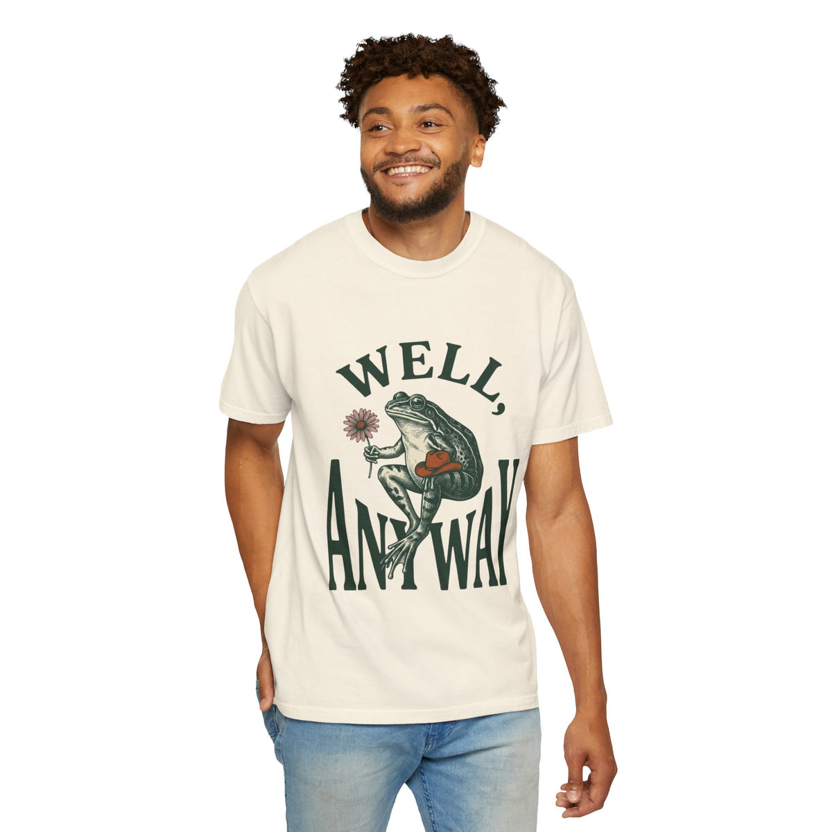 Frog Graphic "Well, Anyway" Tee