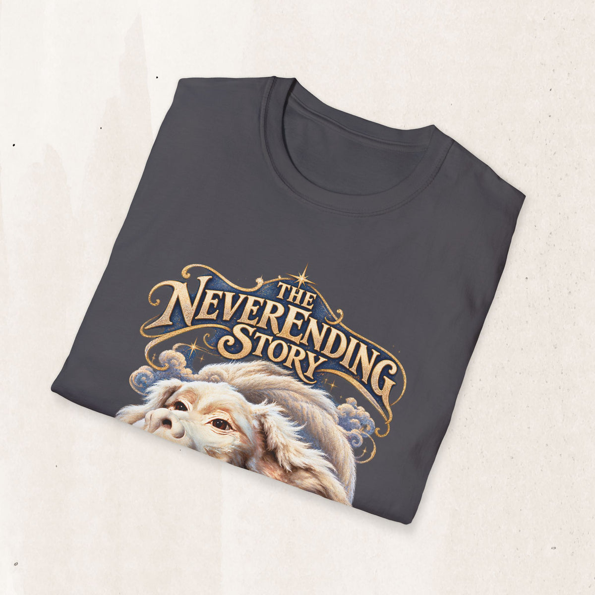 The Neverending Story Graphic Tee in Charcoal, alternate view