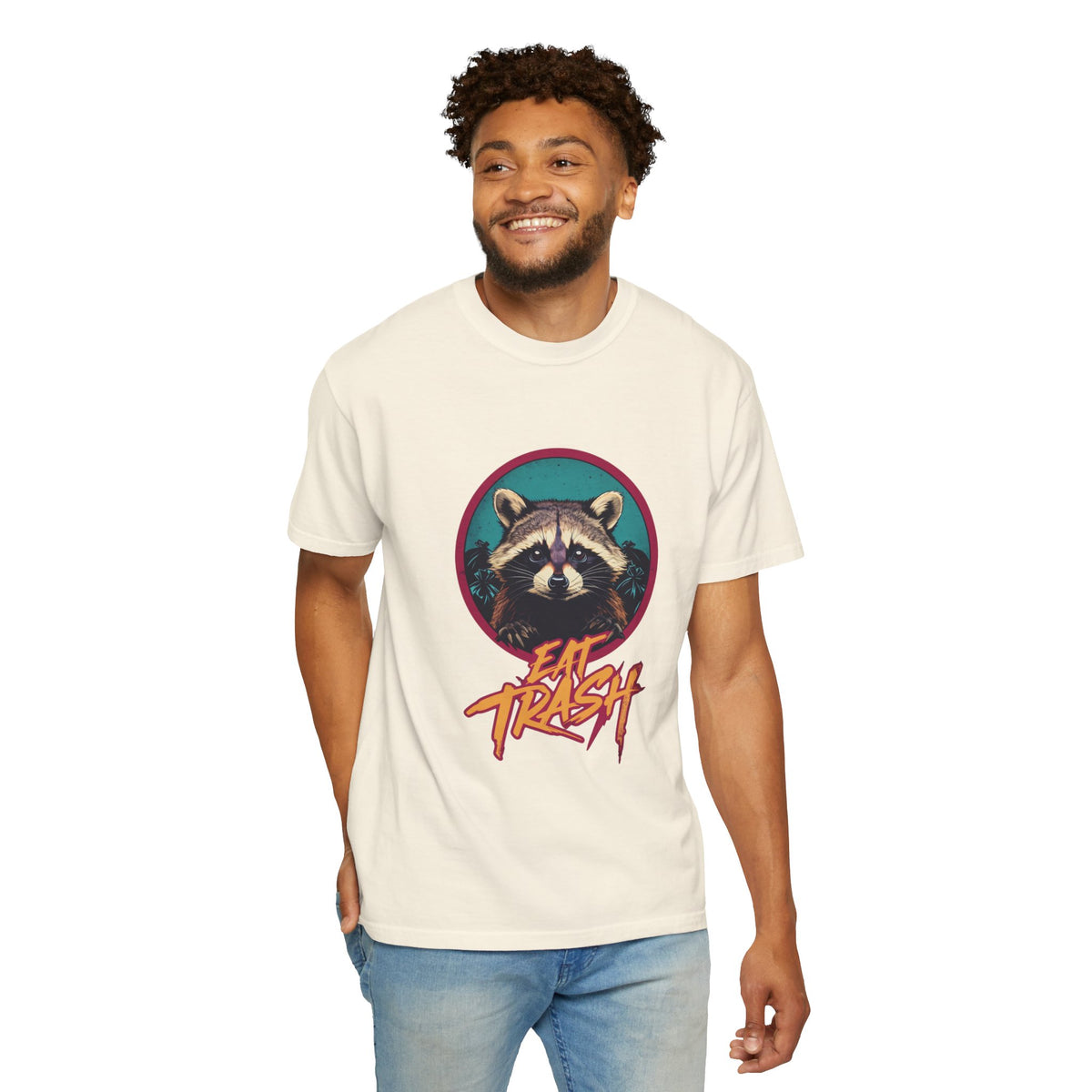 Raccoon 'Eat Trash' Graphic Tee