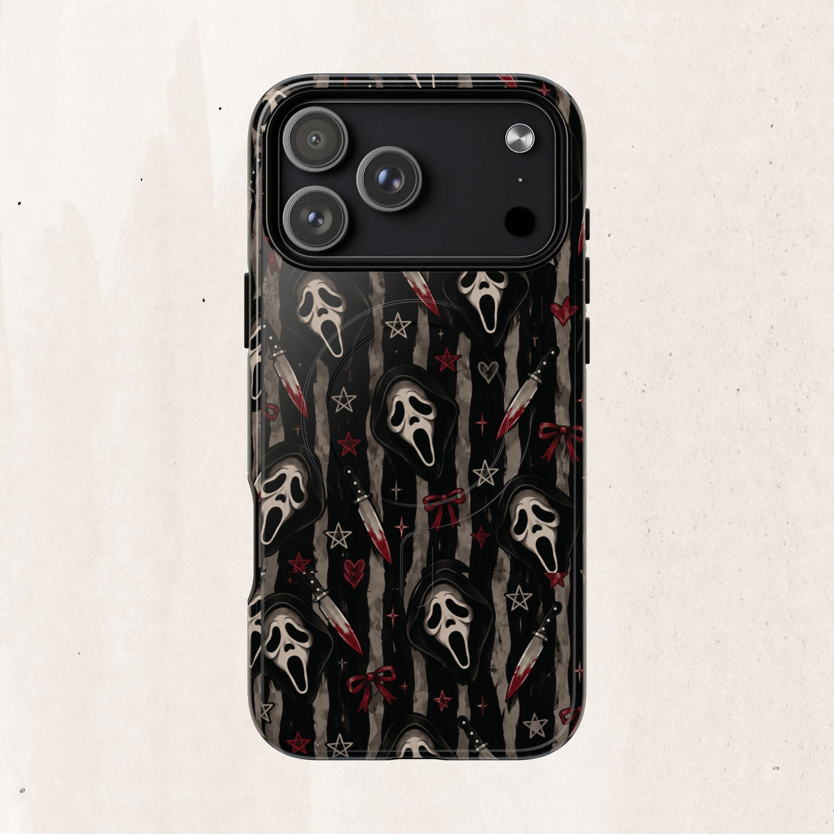 Ghostface Pattern iPhone Case