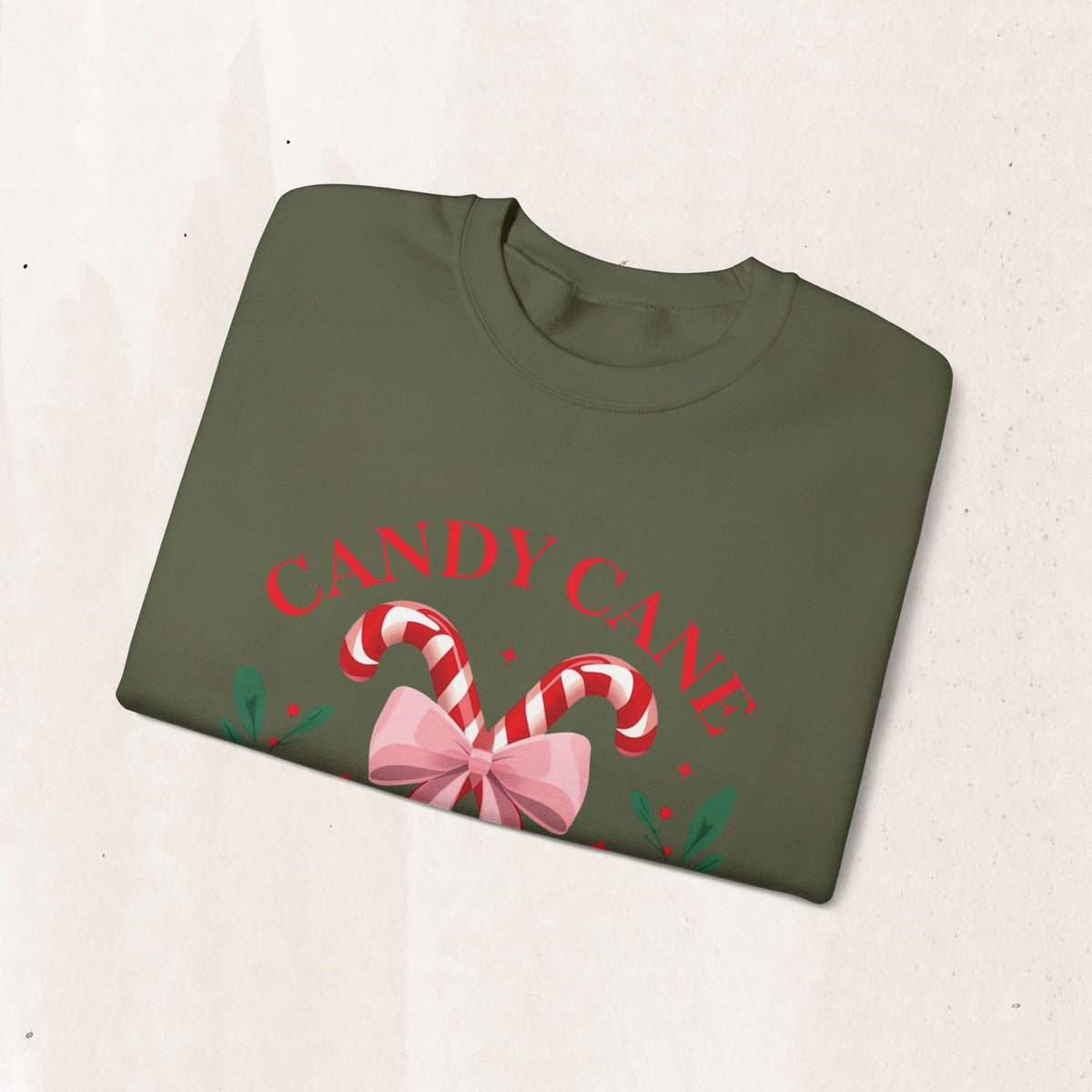Candy Cane Christmas Club Crewneck Sweatshirt