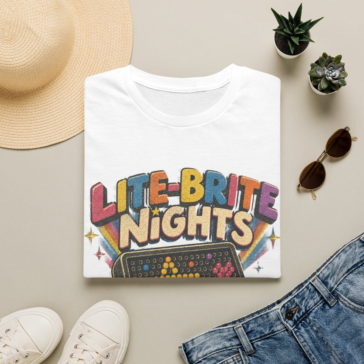 Lite-Brite Graphic Tee