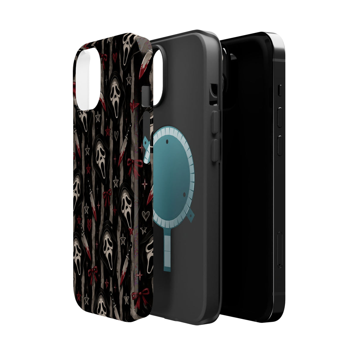 Ghostface Pattern iPhone Case, alternate view