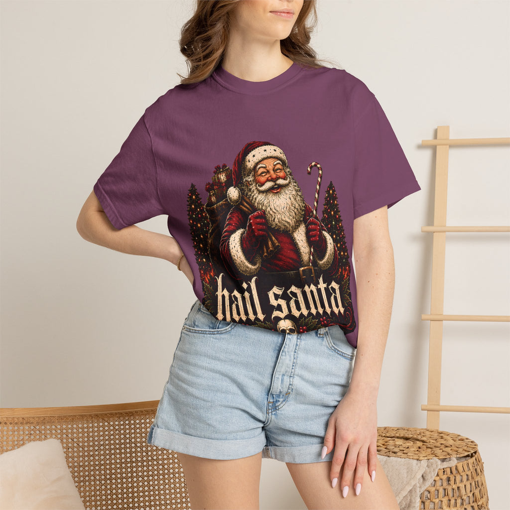 Hail Santa Vintage Graphic Tee