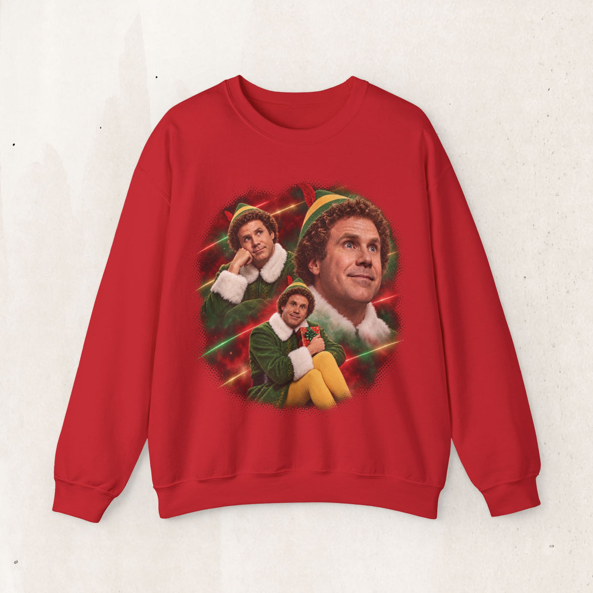 Buddy the Elf Christmas movie crewneck sweatshirt