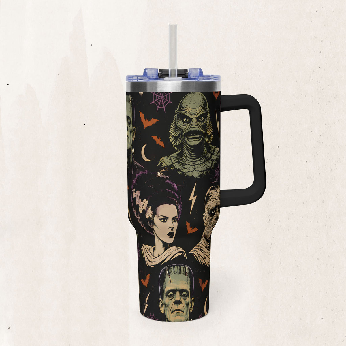 Universal Monsters Tumbler (40 oz) in Black, alternate view