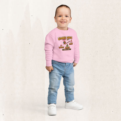 Christmas Cookie Quest Toddler Sweatshirt