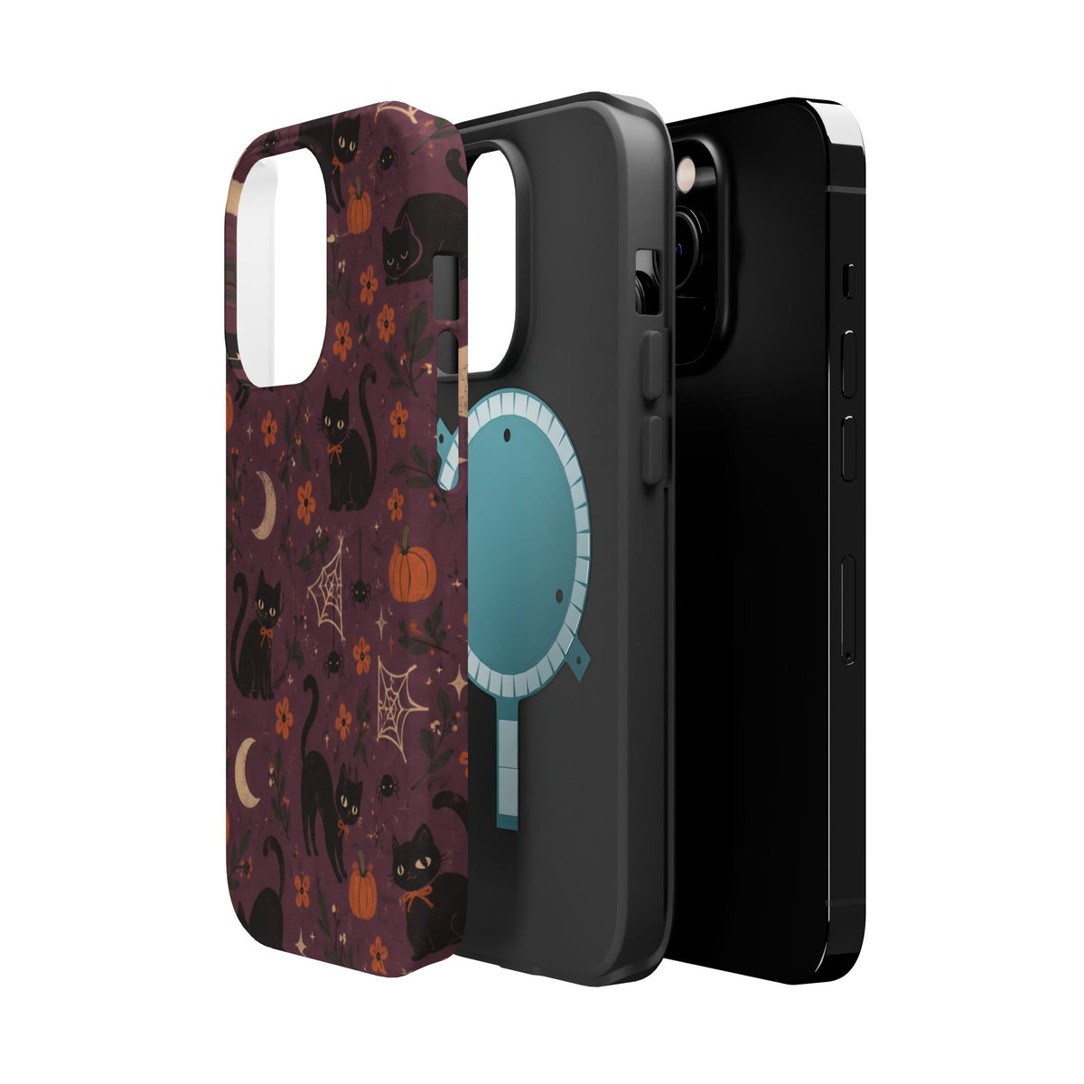 Halloween Black Cat MagSafe Phone Case, alternate view