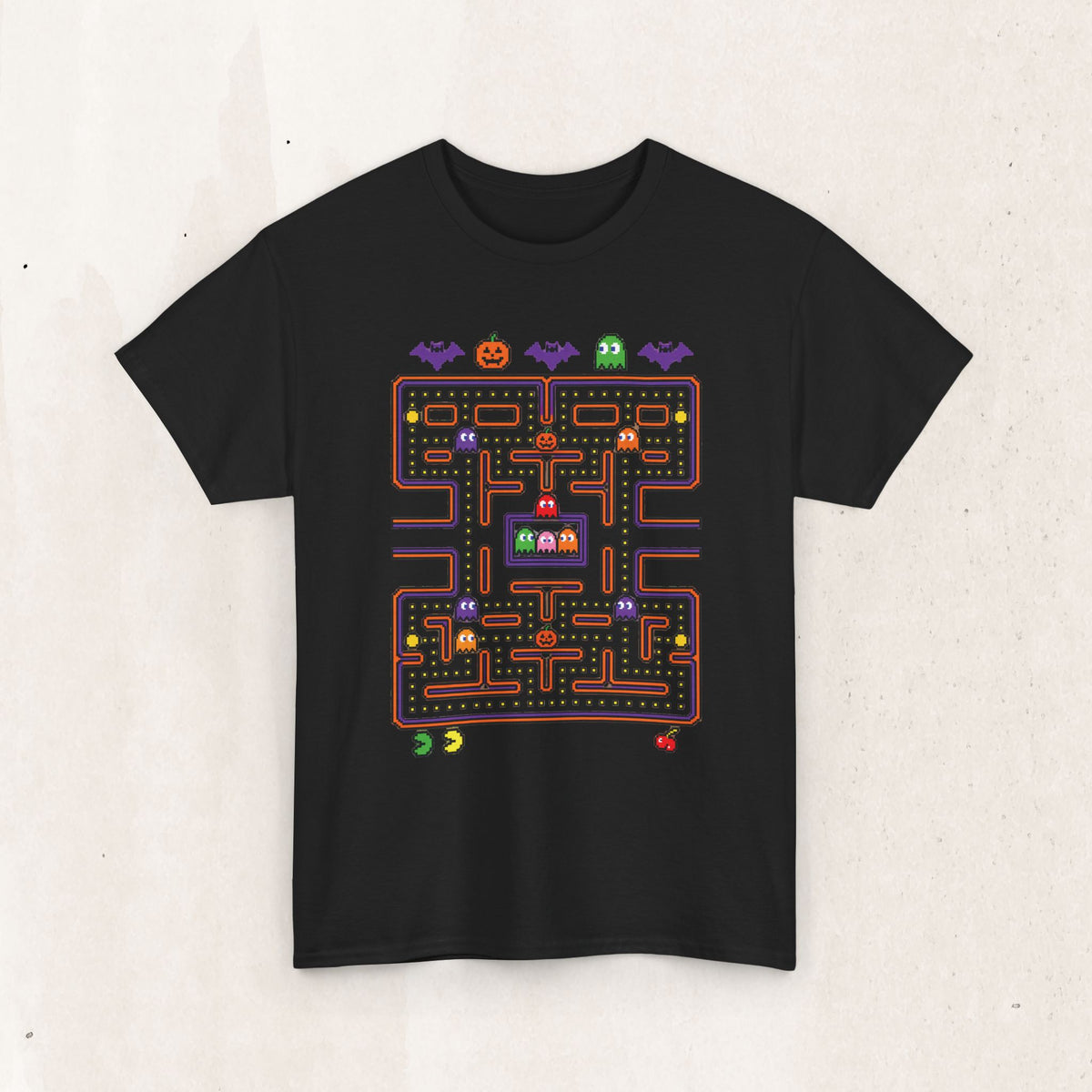 Halloween Pac-Man Graphic Tee