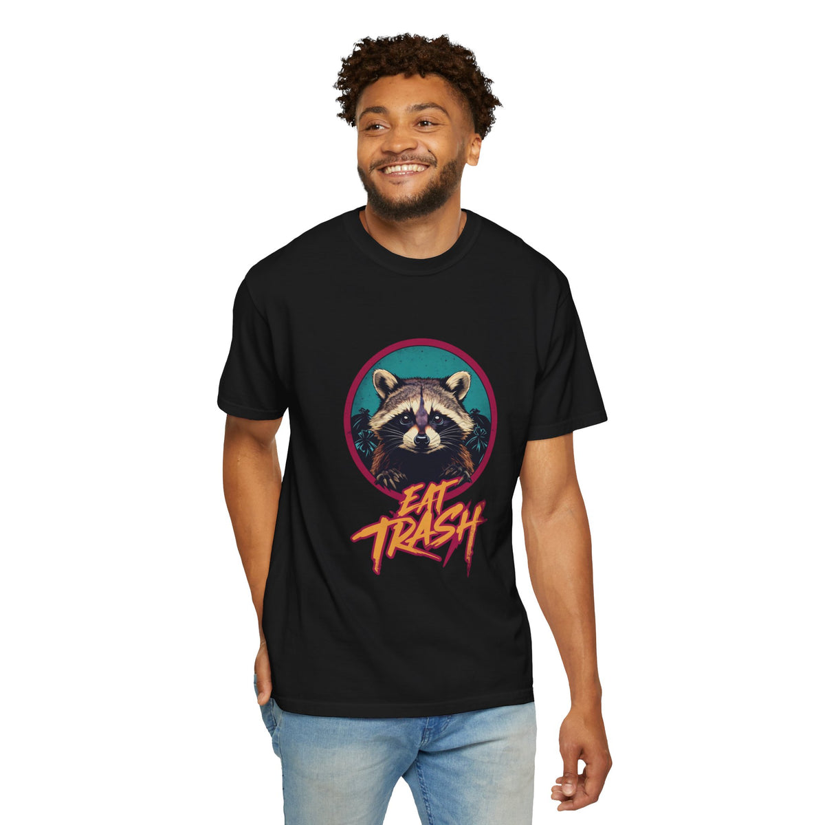Raccoon 'Eat Trash' Graphic Tee