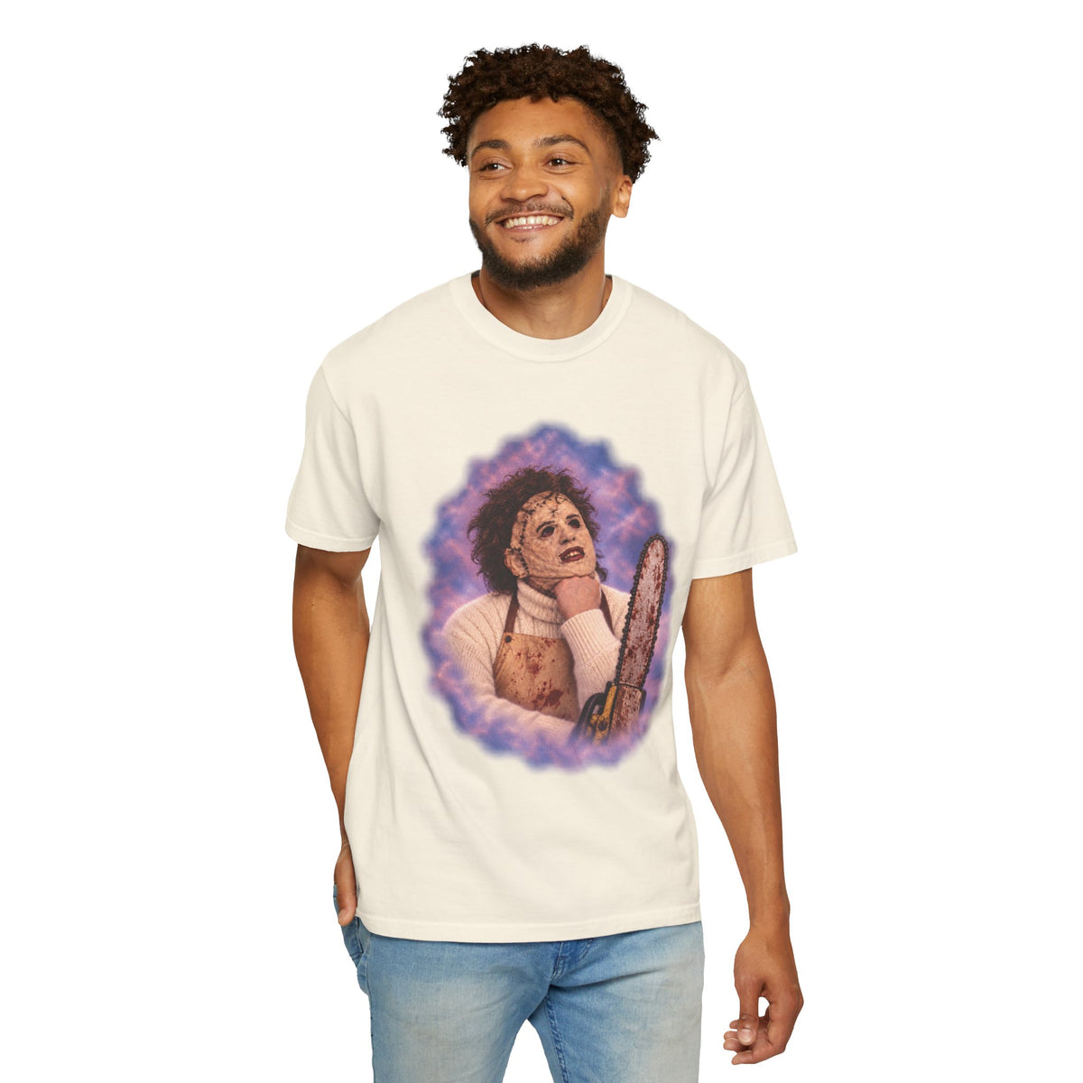 Leatherface 80's Portrait Tee