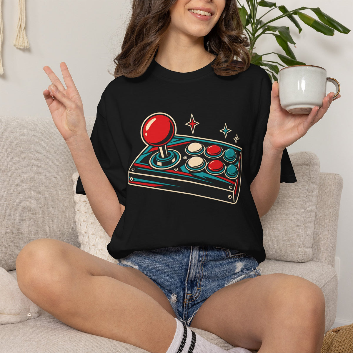 Retro Gaming Controller Graphic Tee