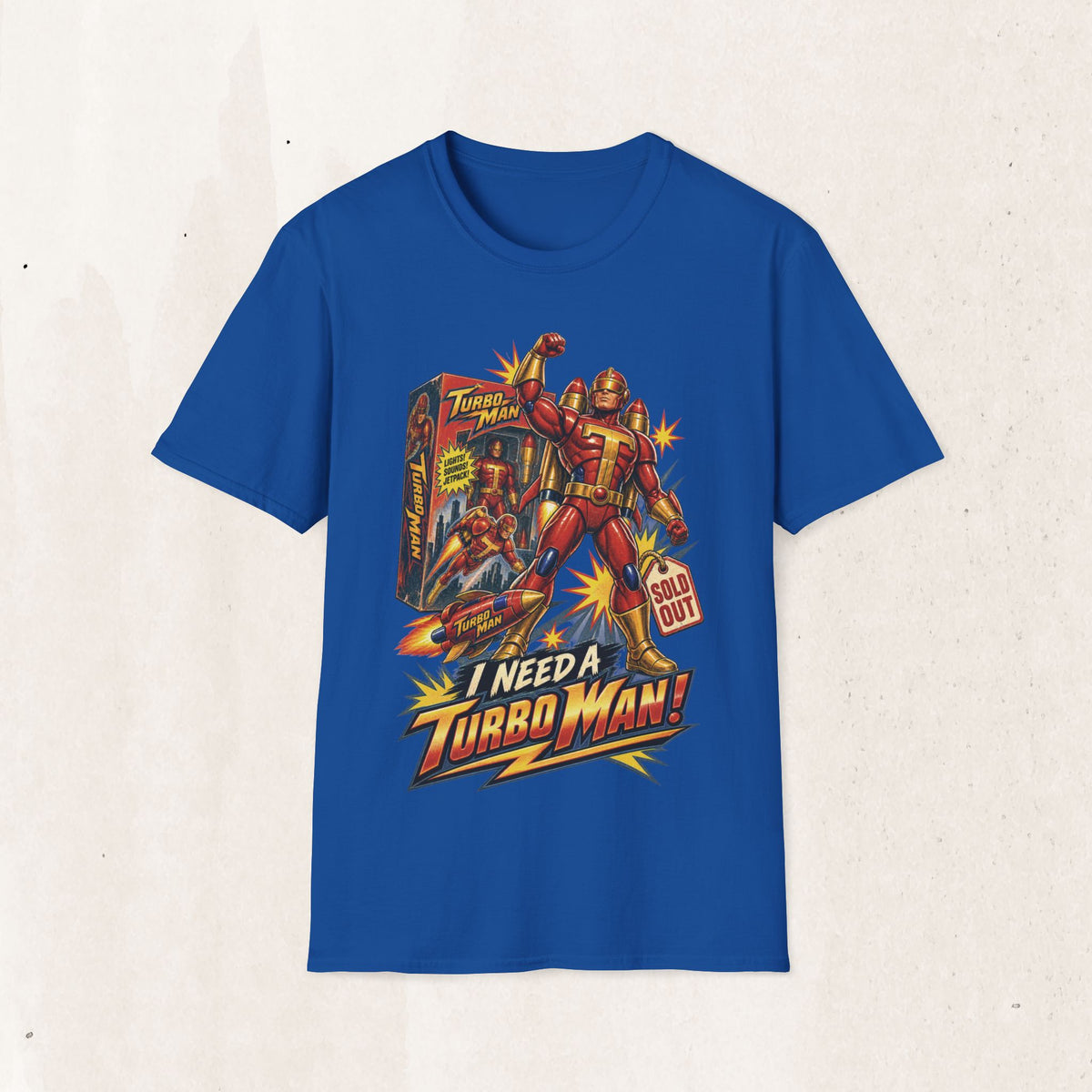 Turbo Man Graphic Tee - Jingle All The Way