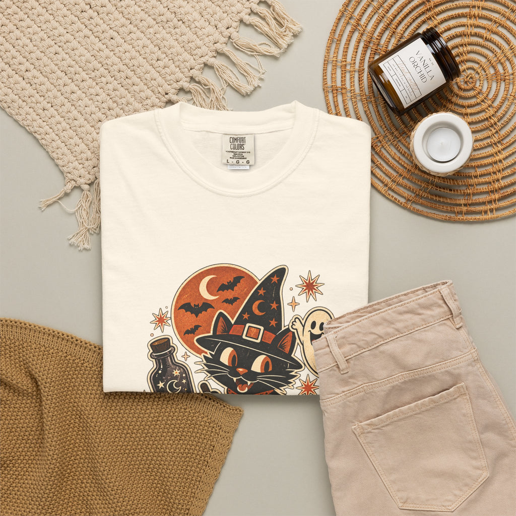 Halloween Cats & Pumpkins Tee