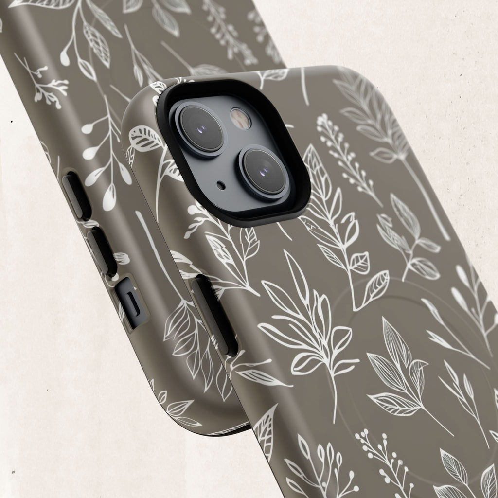 Botanical Leaf Tough Magnetic Phone Case