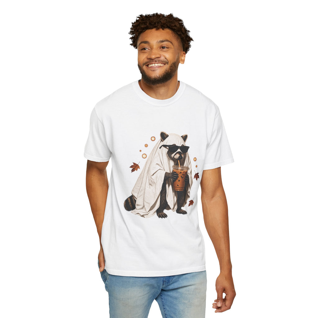 Halloween Raccoon Ghost Costume Tee