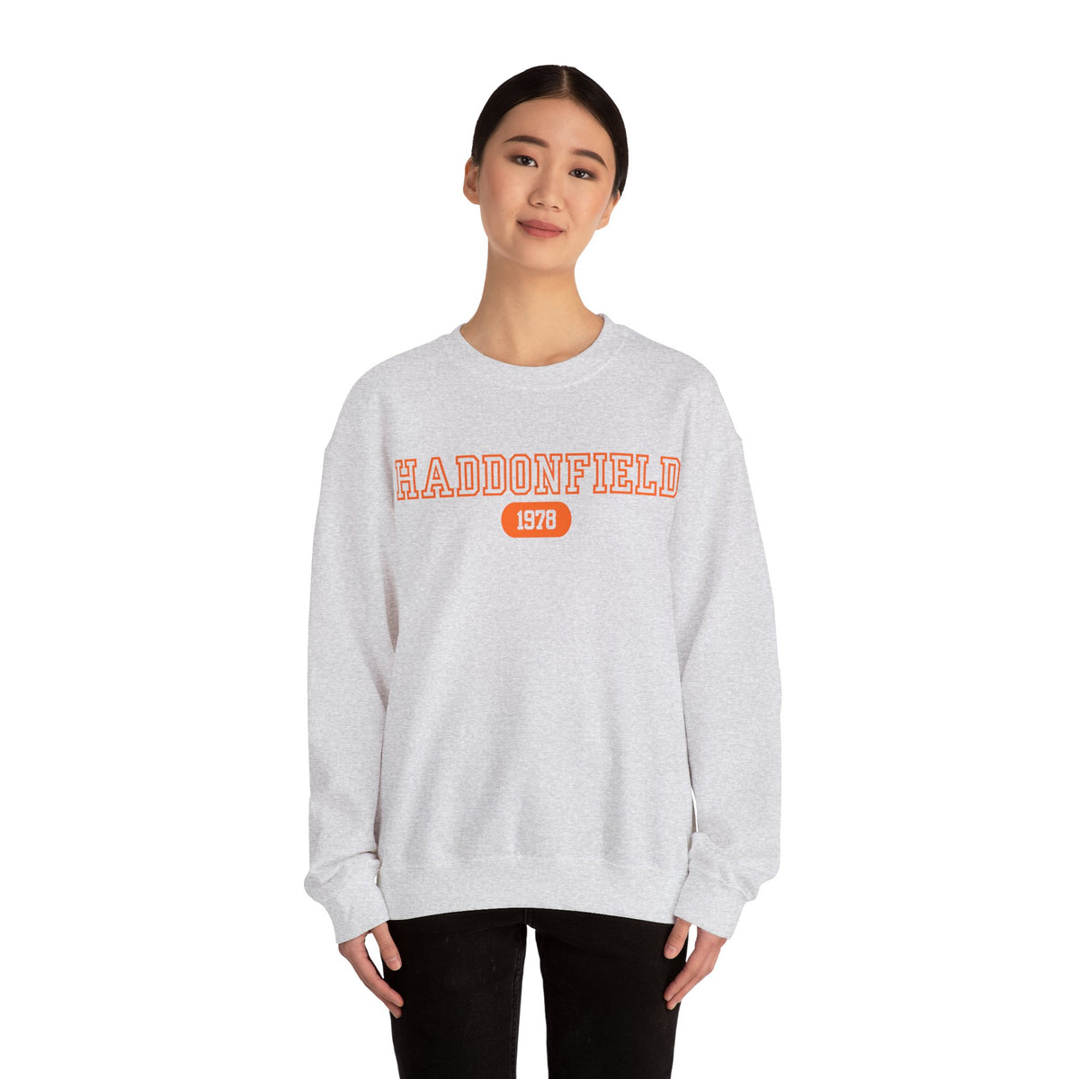 Haddonfield 1978 Halloween Sweatshirt in Military Green, alternate view